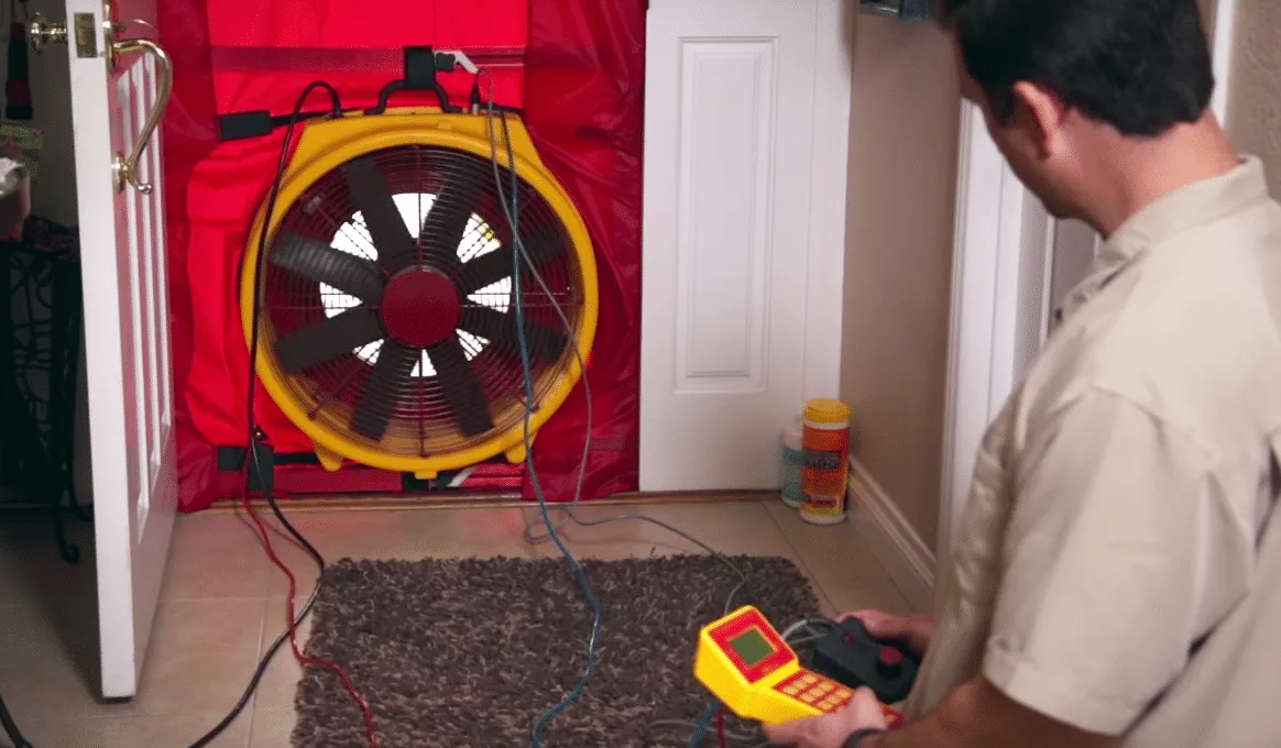 BLOWER DOOR TESTING